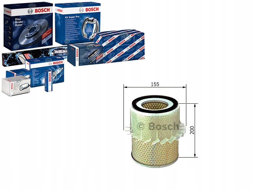 Купити Фільтр повітря mitsubishi l200 bosch