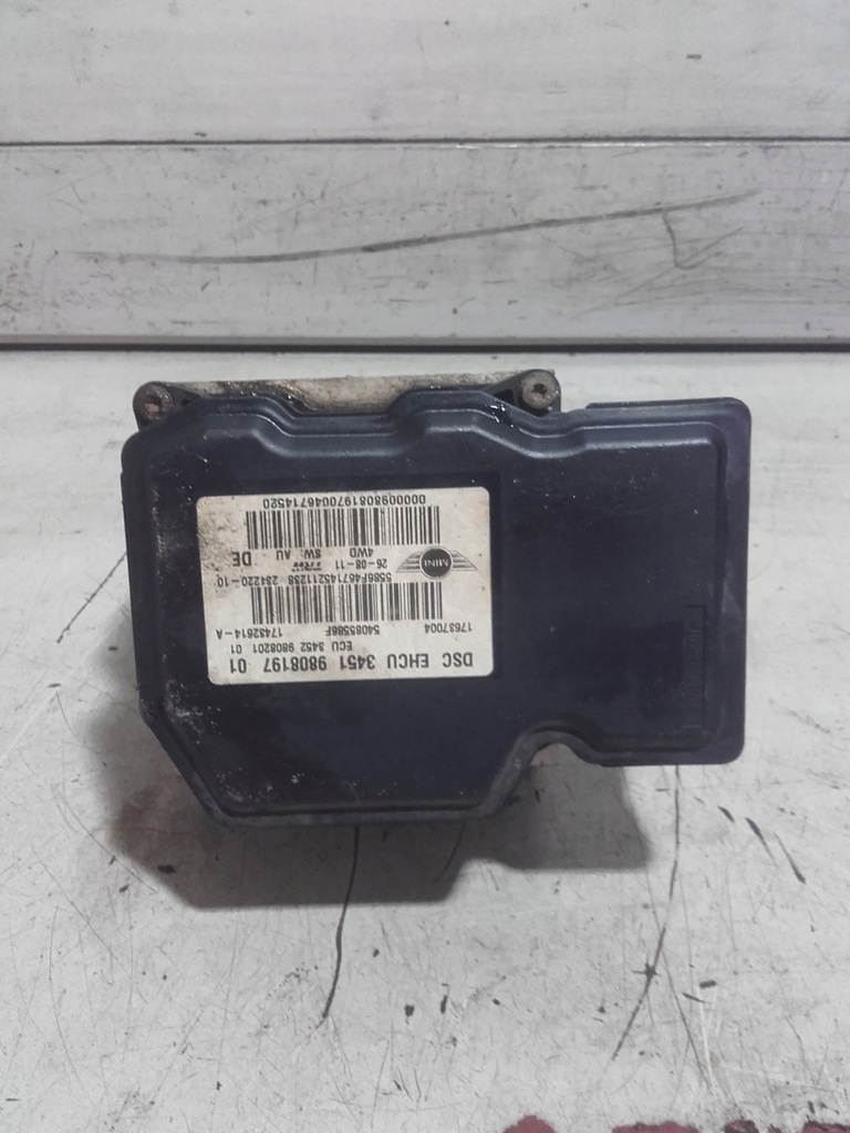 фото №3, Mini countryman r60 насос блок управления abs 9808197