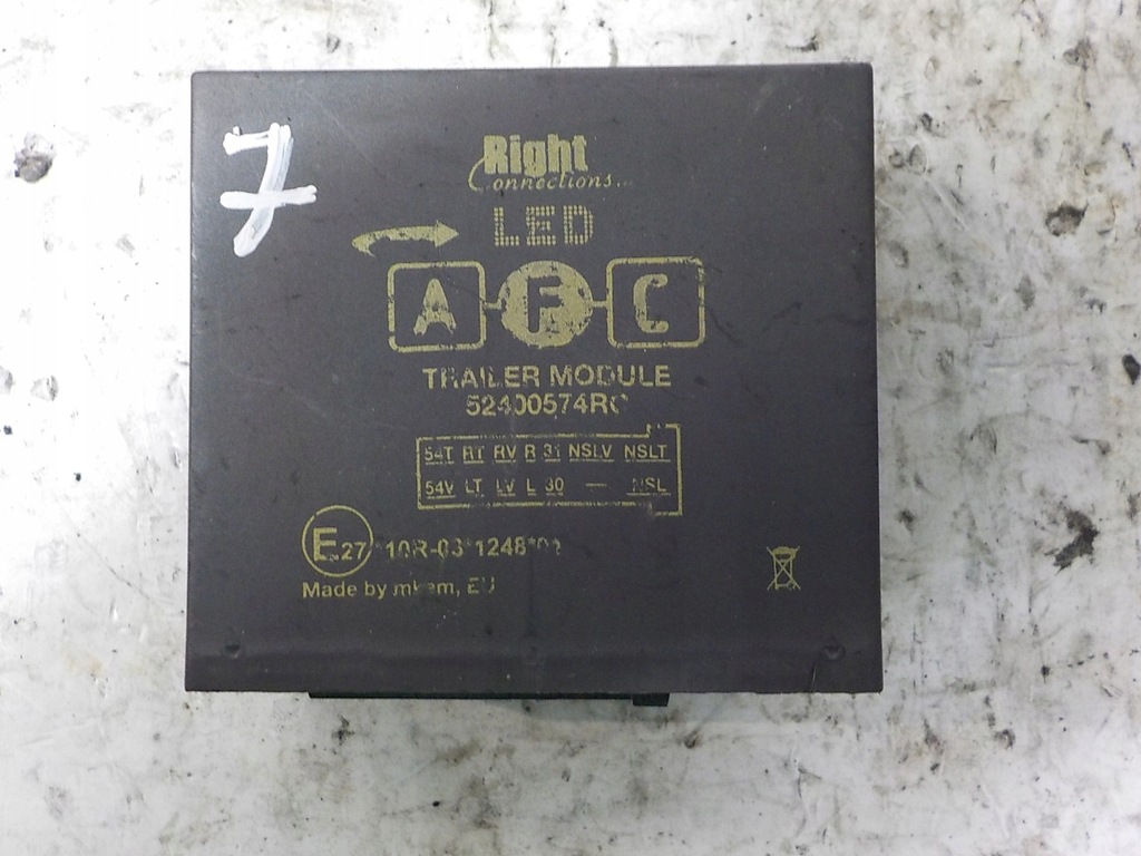 фото №1, Модуль блок управления фаркоп led trailer module 524005574rc