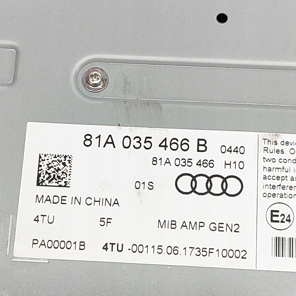 фото №6, Audi rs3 2018 усилитель аудио