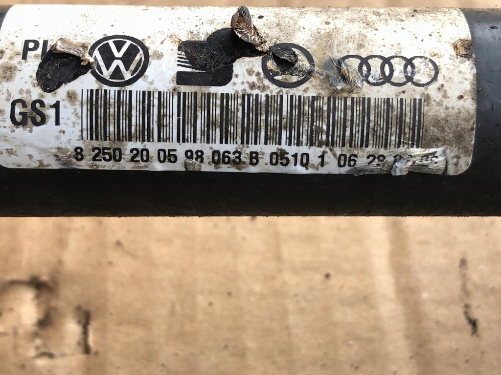 фото №6, Привідний вал ліва vw t5 7h0407271ah