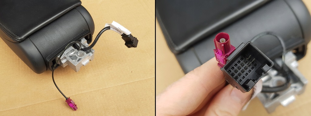 фото №7, Kompletny подлокотник / audi a6 c6 2004-2011 / чёрный - кожаный - europa