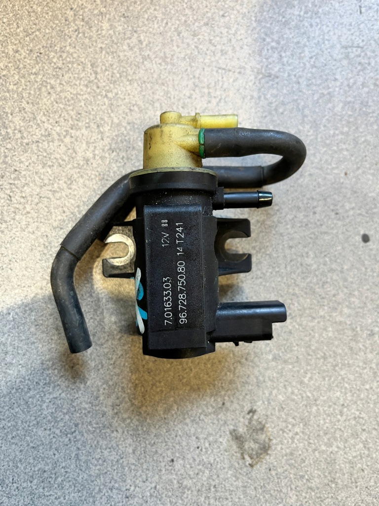 фото №1, 68 volvo peugeot электроклапан клапан вакуумa 9672875080