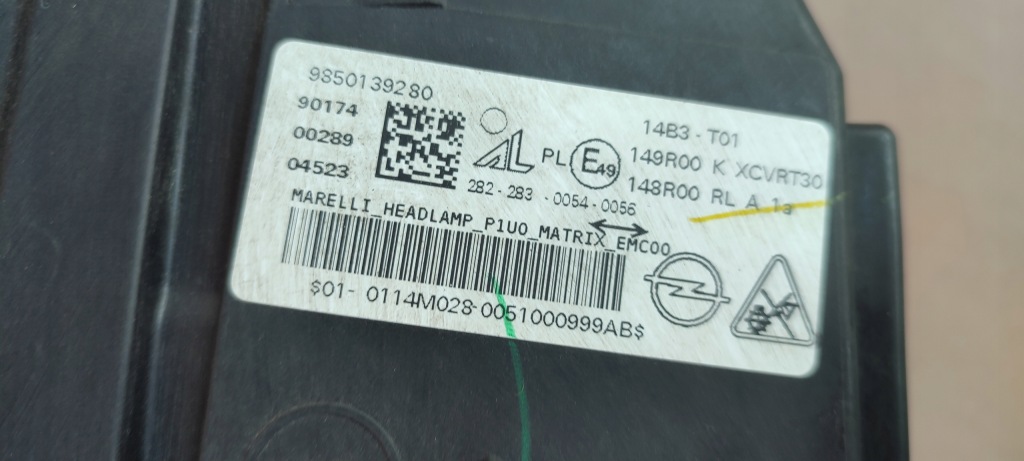 фото №5, Opel grandland x lift лампа права перед full led фара idealny oryg eu