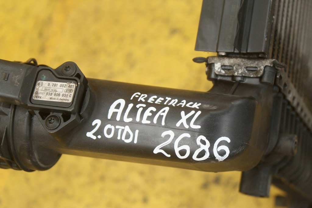 фото №7, Радіатор інтеркулер altea 2.0 tdi 1k0145803r