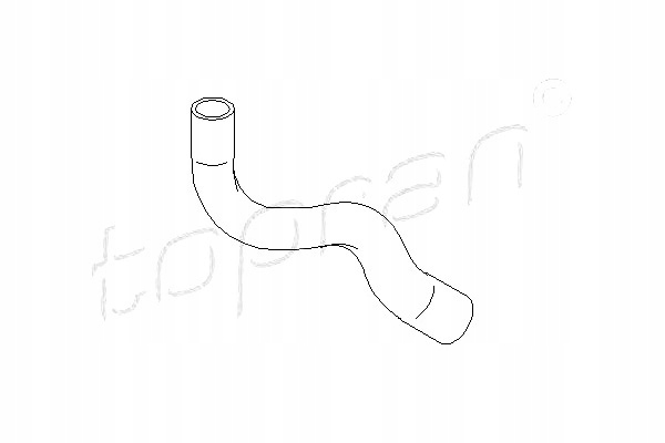 фото №2, Шланг радиатора renault thalia i 1.4 00- topr