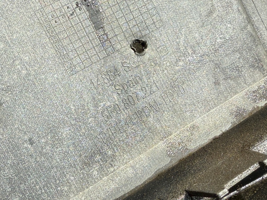 Бампер передний seat leon 3 3 12-16r комплектный  lx7w Оригинал