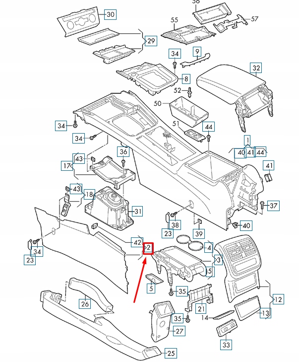 фото №1, Vw arteon 3h7 правий сторона center console trim rhd 3g2863046a1zv