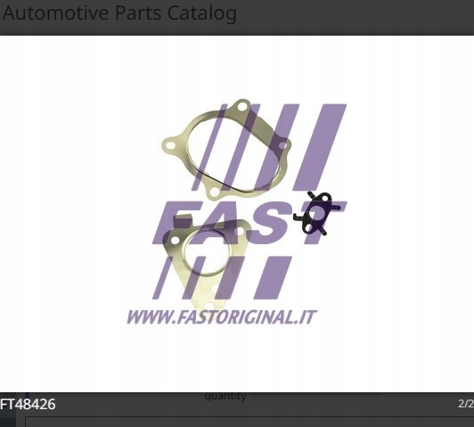 фото №3, Набор прокладка турбины renault master ii 98 2.5 dci