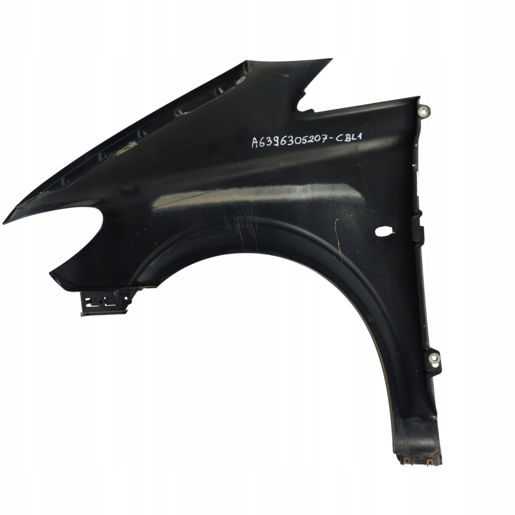Mercedes-benz vito viano w639 крыло передний правая  чёрный карбон 040 Оригинал