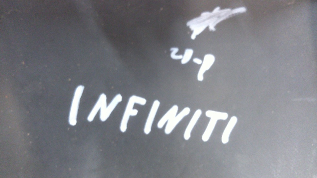 Накладка спойлер бампера infiniti qx70 fx35 62026 1dr0a Цена