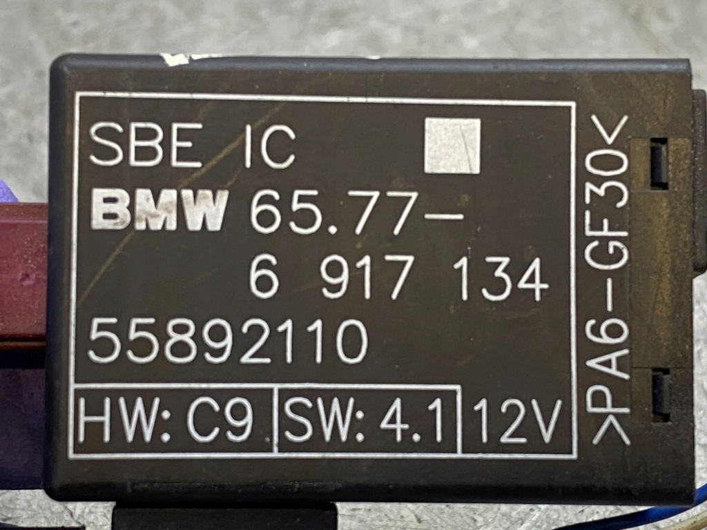 Bmw 7 e65 e66 2003 датчик удара подушка безопасности 6917134 с Разборки