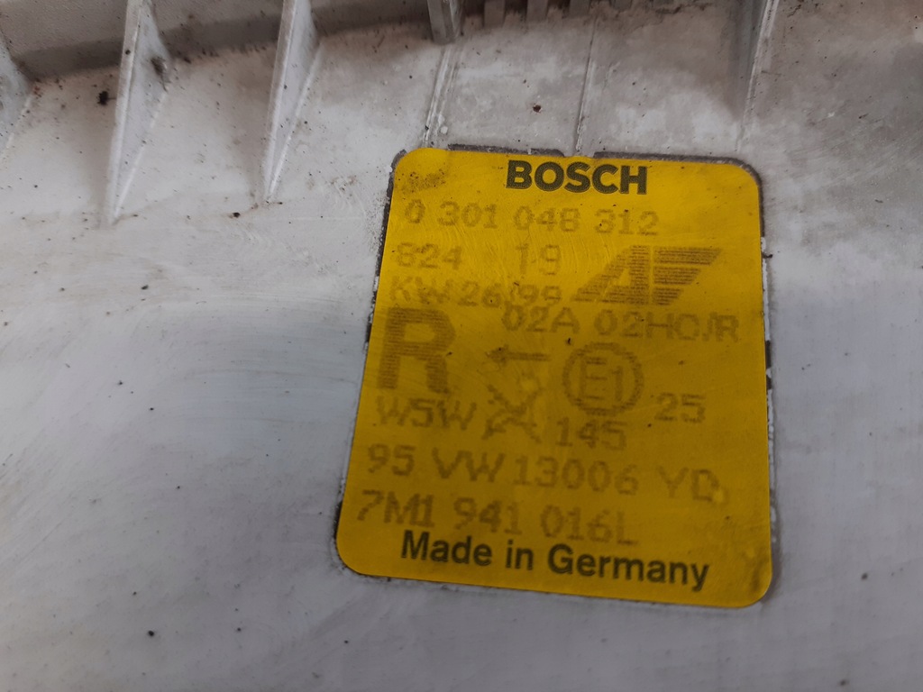 фото №6, Ford galaxy mk1 лампа перед права