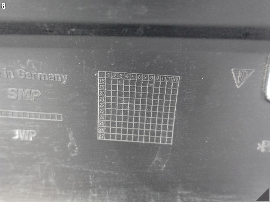 фото №9, Porsche 911 992 19- повітропровід напрямна повітря тунель впуск середня