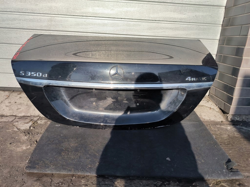 фото №1, Mercedes w222 s-klasa lift кришка багажника кришка багажника задня задня колір 197
