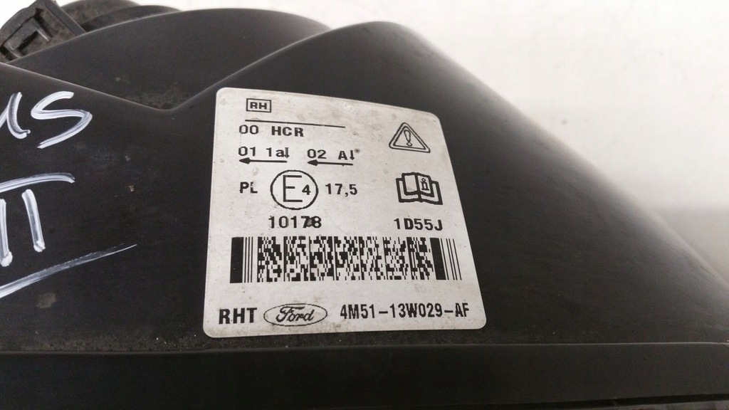 фото №5, Замок запалювання ключ 3m513f880ad ford focus mk2