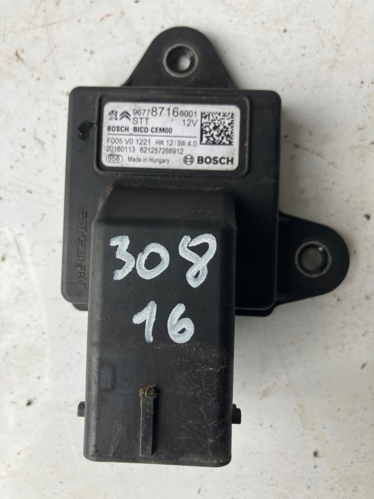 фото №7, Модуль запуск стоп 967787168001 peugeot 308 t9 c4 picasso ii