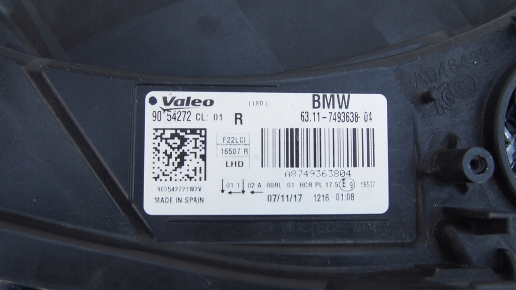 фото №10, Bmw 2 f22 f23 m2 f87 lift lci лампа левая правая перед europa 7493637 7493638