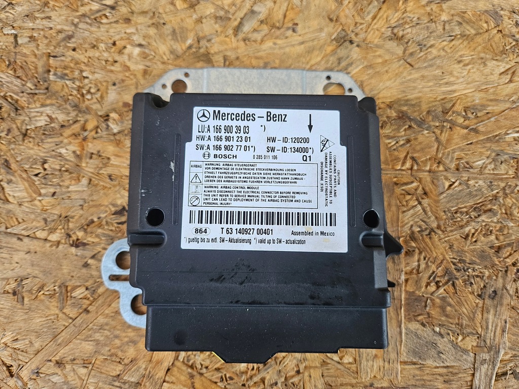 фото №1, Модуль подушек mercedes w166 ml x166 gle gl