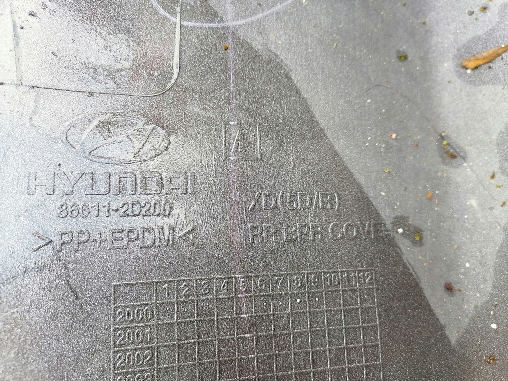 фото №9, Бампер hyundai elantra 2003 86611-2d200