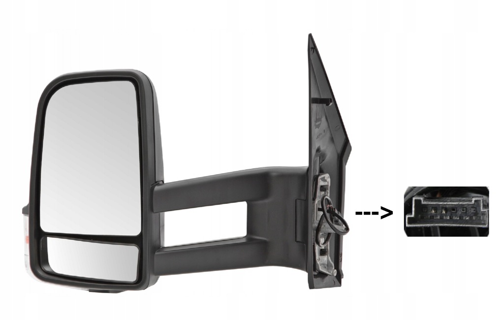 фото №1, Зеркало механический левая długie vw crafter 2005-