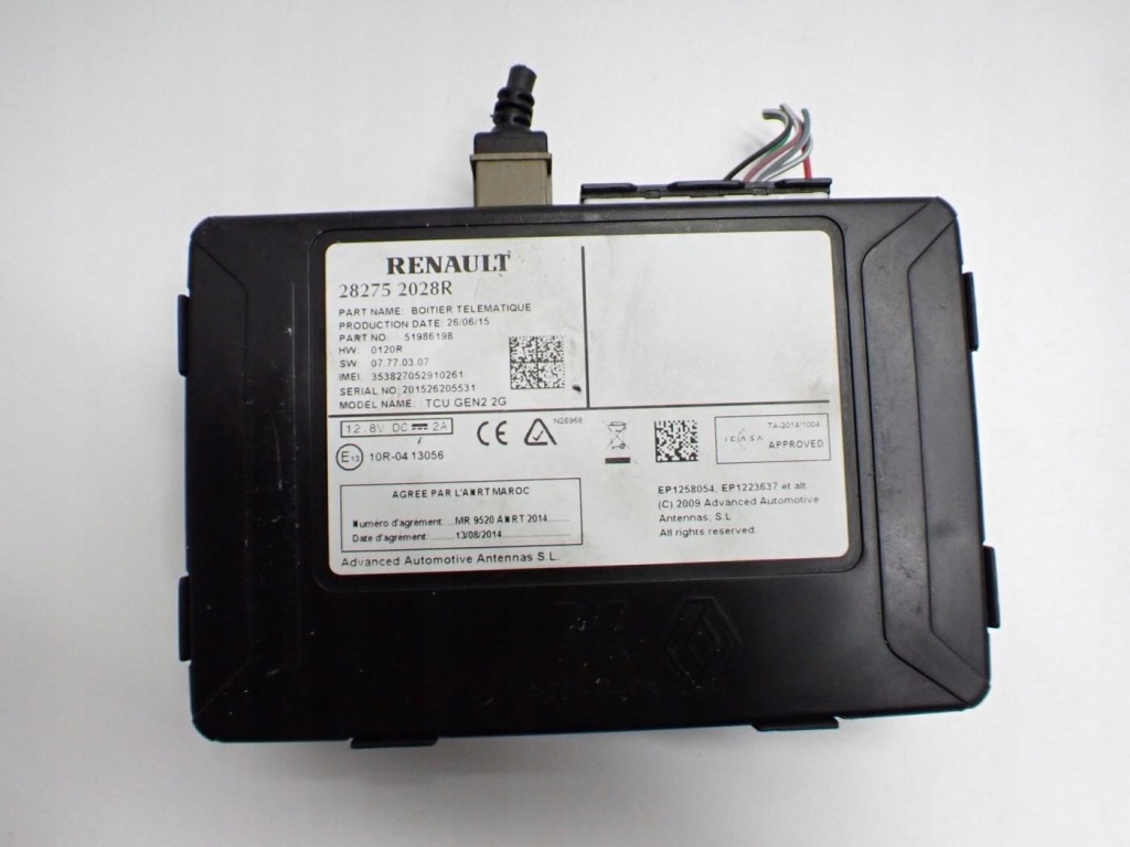 Купить Модуль блок управления tcu 282752028r renault kadjar 16r