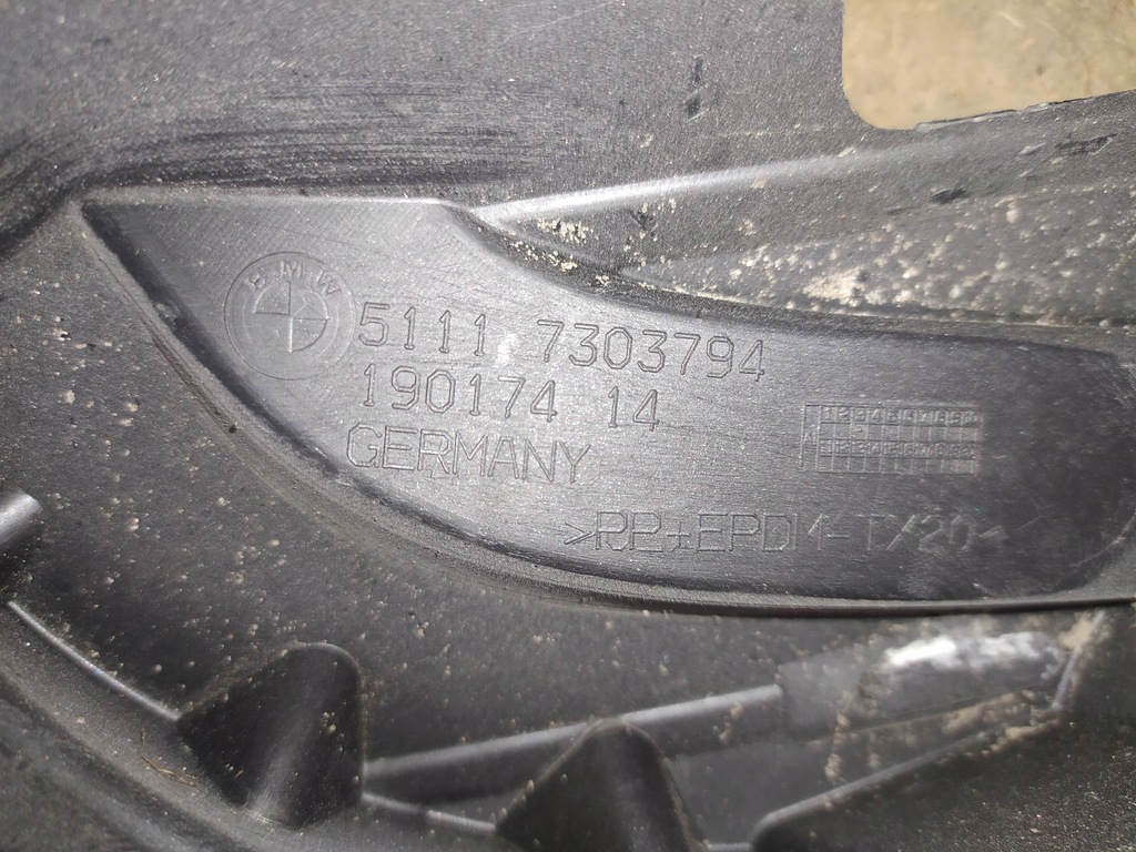 фото №8, Направляющая противотуманной фары правый перед bmw x1 e84