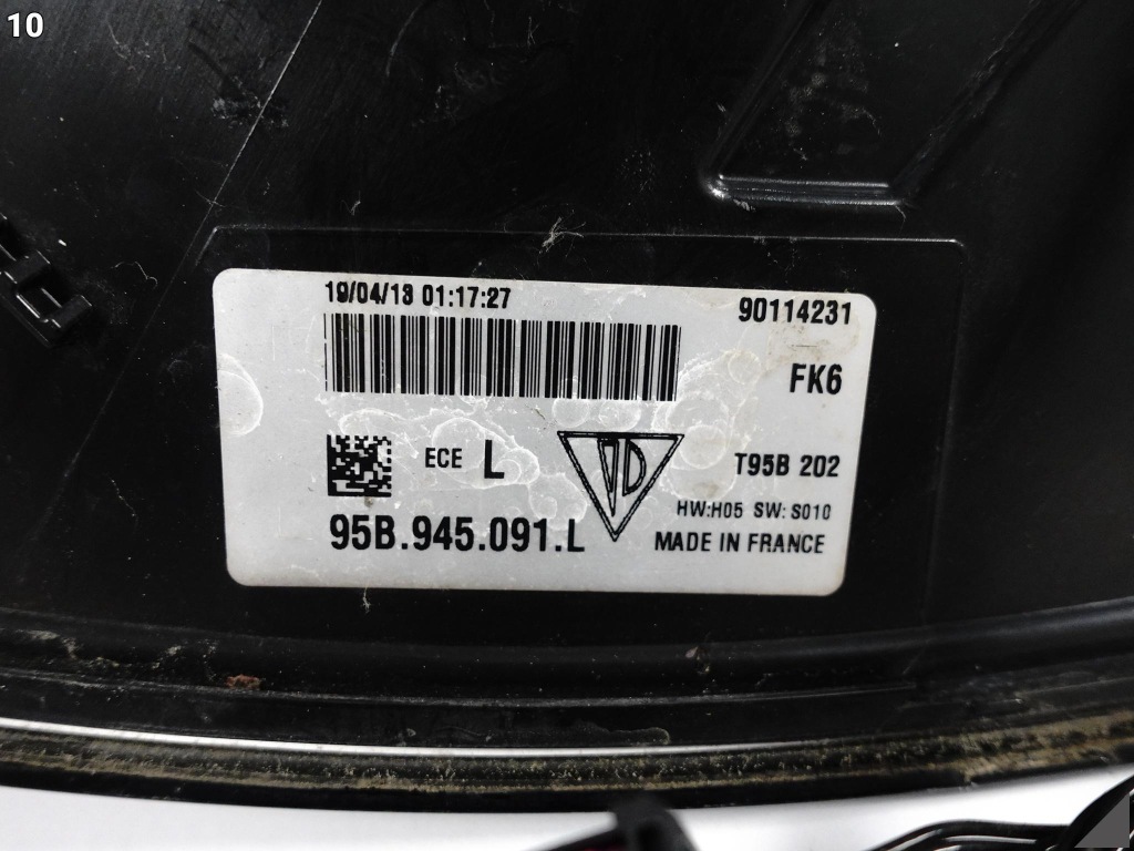 Porsche macan 95b рестайлінг  18- фара led base / basic ліва задній європа Доставка