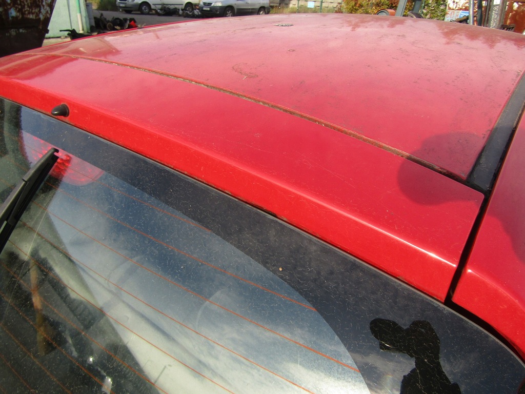 фото №11, Kia picanto i sa ba крышка багажника p9 czerwona 04-07 5d