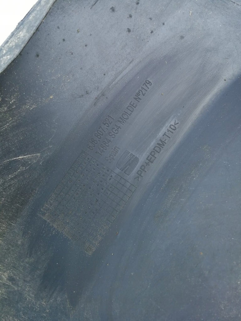 фото №15, Seat ibiza iv 6j,6p молдинг накладка-спойлер дифузор накладка бампера задня 6j8807521