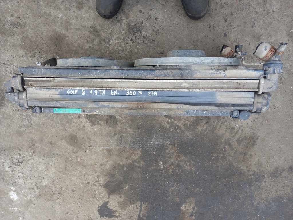 фото №4, Комплект радіатор вентилятори vw golf v 1.9 tdi