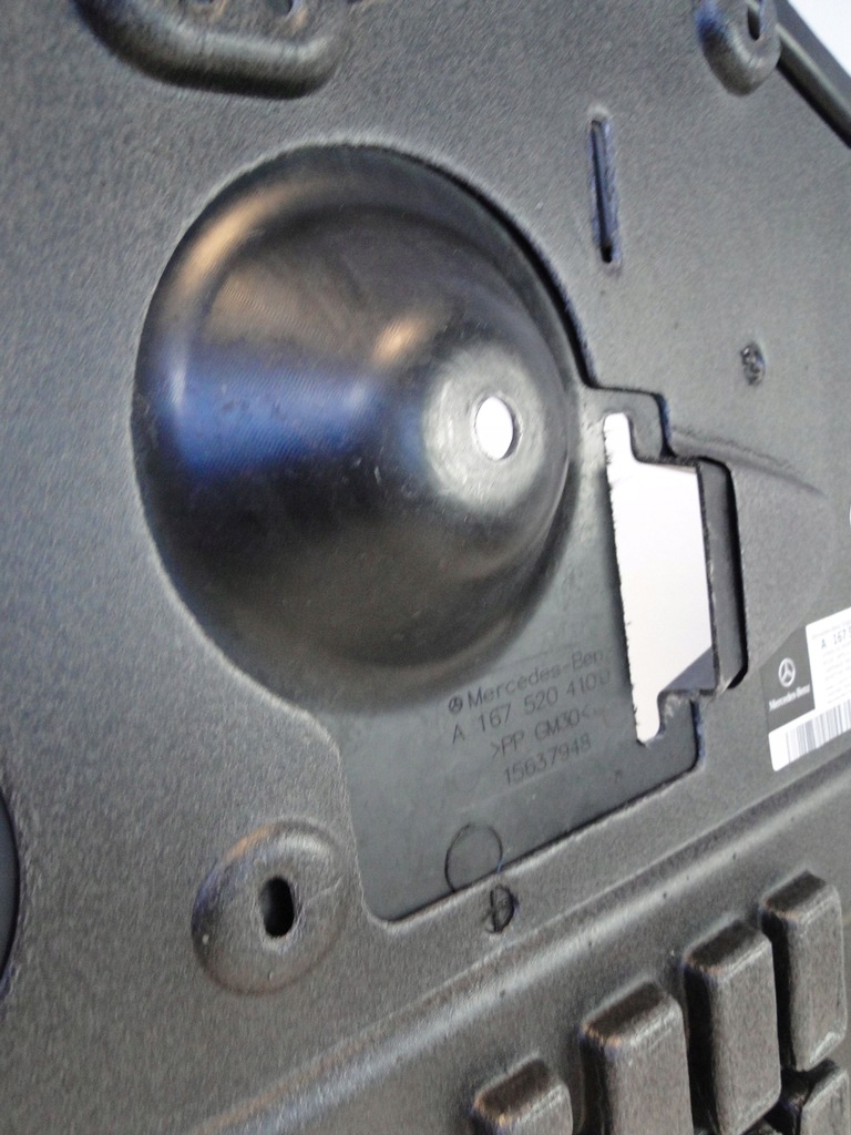 фото №11, Mercedes защита плита pod двигатель a1675204100 gle gls 167 w167 x167 amg