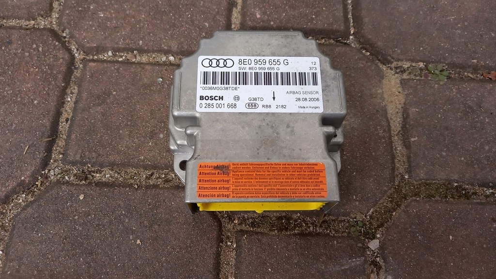 фото №5, Комплект консоль панель приладів 2x подушка безпеки ремені audi a4 b7