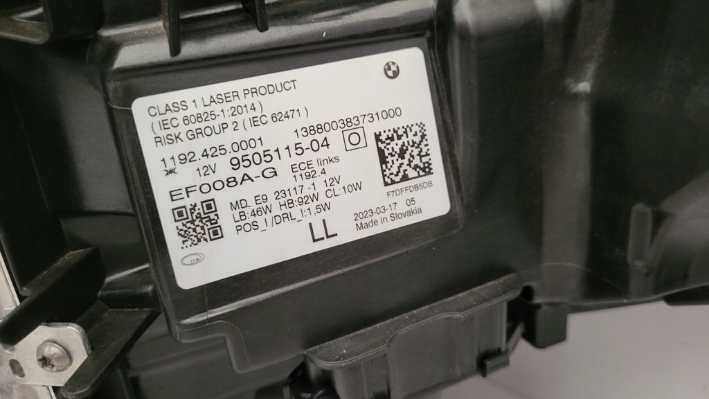 фото №14, Лампа передняя левая правая bmw 4 g22 g23 m3 g80 m4 g82 laser black чёрные