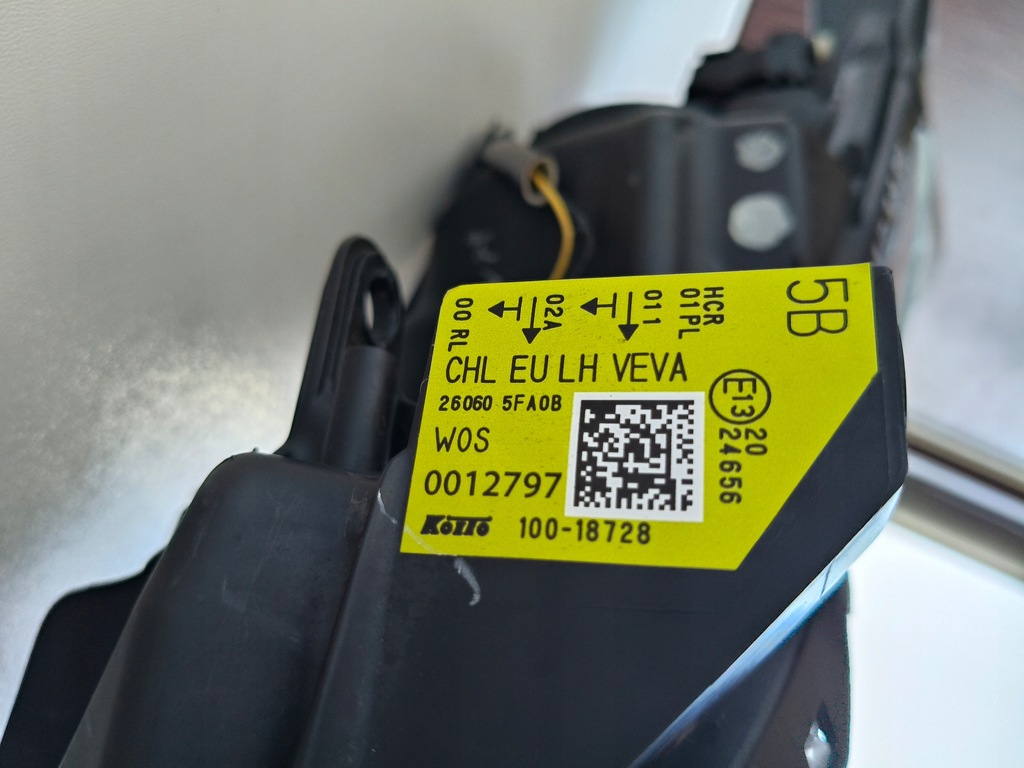 фото №8, Лампа левая фара nissan micra k14 17- led