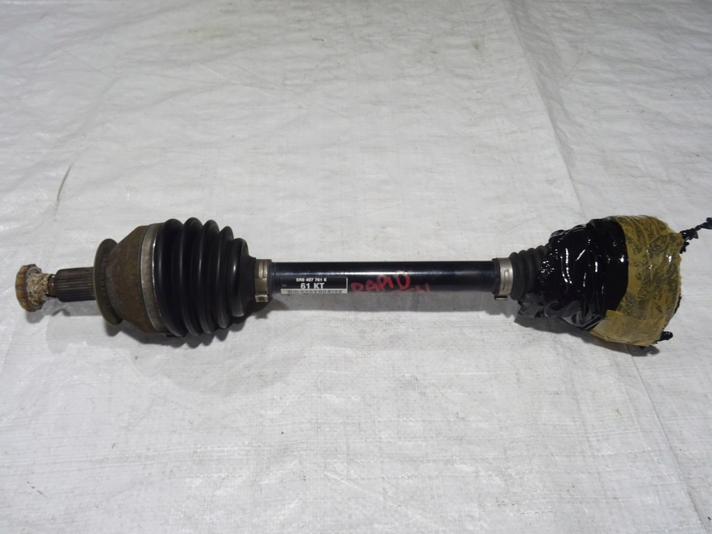 фото №1, Приводной вал перед передняя левая короткий skoda rapid 5ja 12- 1.2 tsi cjz 6r0407761k