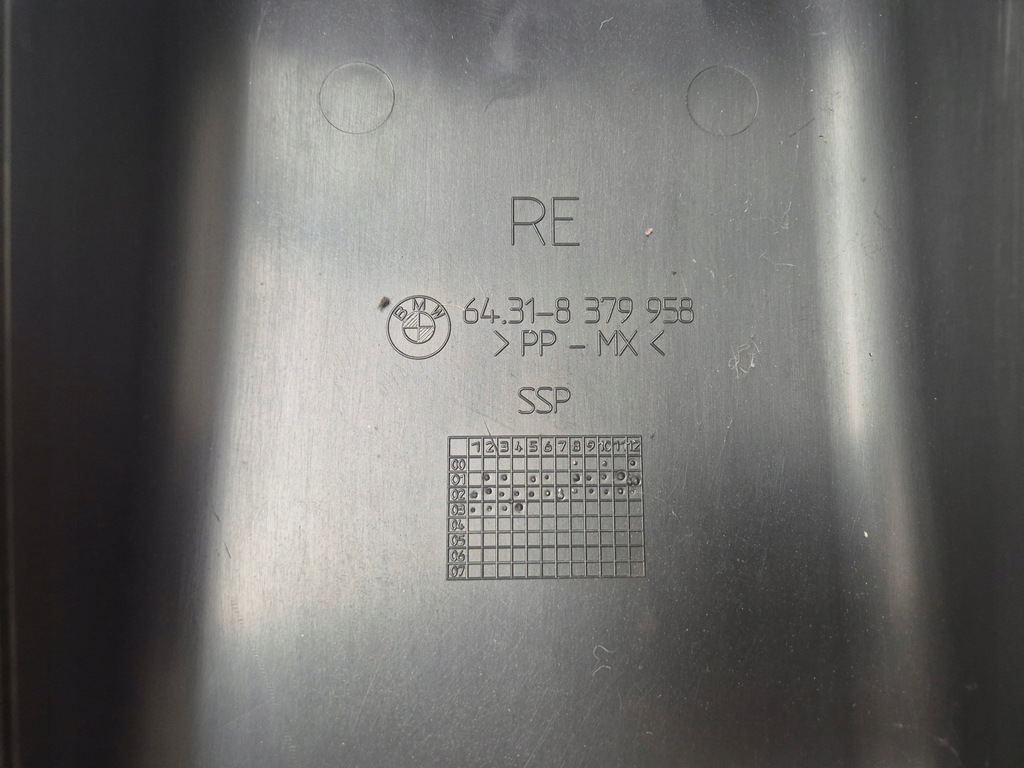 фото №8, Корпус рама фильтра микро фильтра воздуха правая bmw 7 e65 e66 e67