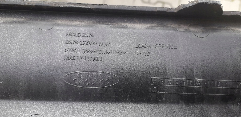 фото №8, Нижняя молдинг бампера задняя ford mondeo mk5 sedan