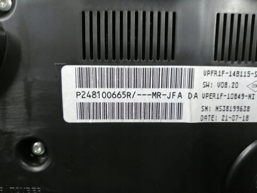 фото №4, Лічильник прилади 248100665r renault scenic iv 1.3 tce