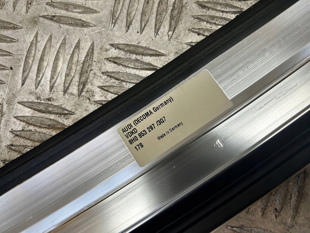 фото №6, Молдинг хром дах audi a4 b7 cabrio 8h0853297