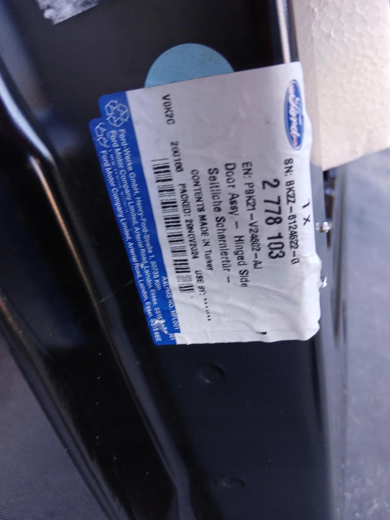 фото №9, Ford transit custom 13-17 дверь задняя задние правое oryg