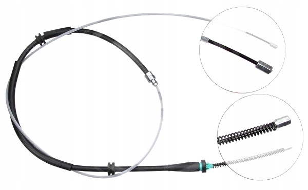 фото №1, Трос тормоза ручного renault kangoo ii 08- l/p