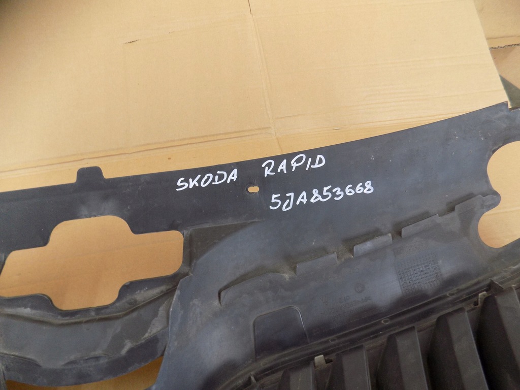 фото №8, Решётка радиатора решётка радиатора skoda rapid перед передняя 5ja853668 оригинал europa