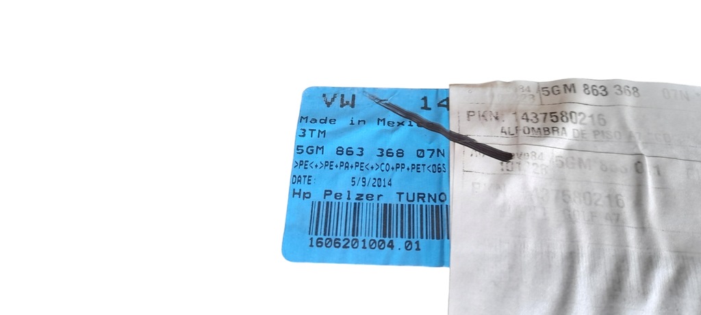 фото №9, Килимок обшивка volkswagen golf vii 3d 5gm863368