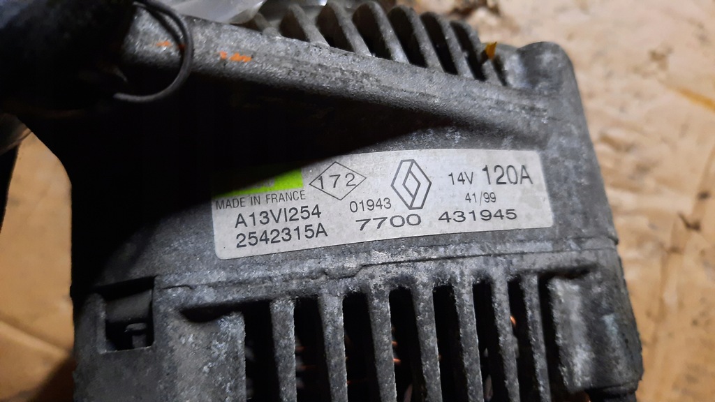 фото №4, Генератор volvo v40 1.9d 2542315a