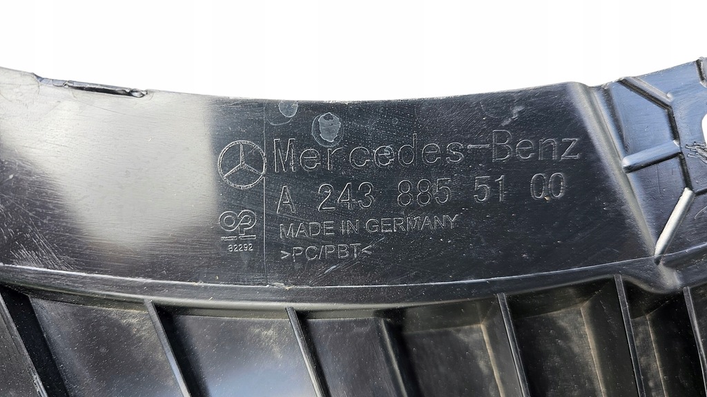 фото №12, Молдинг решётка бампера защита поперечина mercedes eqb x243 a2438855100 a243885540