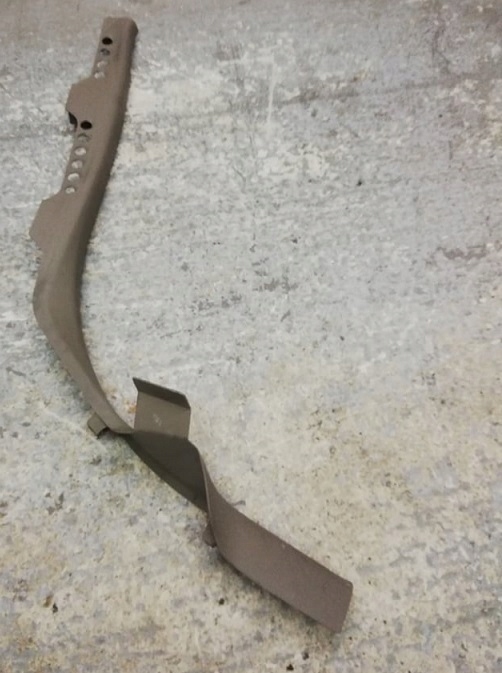 фото №1, Audi a4 b8 захист молдинг поріг лівий задня бежева