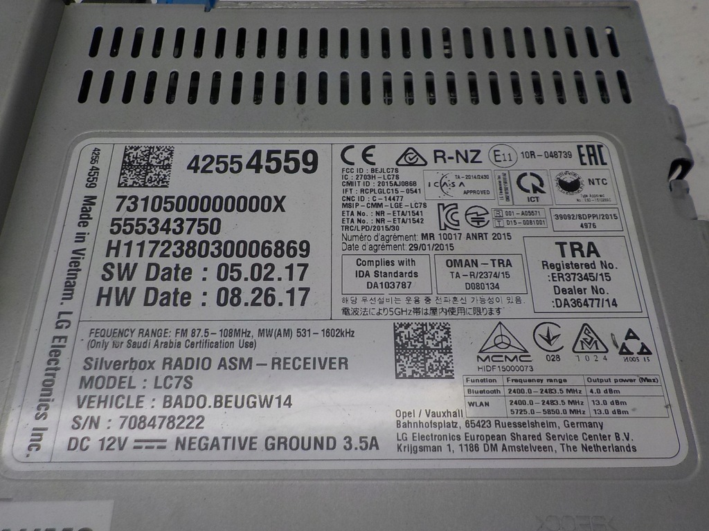 фото №3, Opel astra k модуль радио навигация 42554559