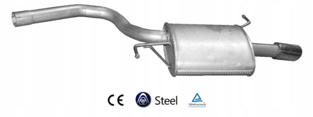 Гаситель конечный audi a4 2,0 00- polmo Доставка