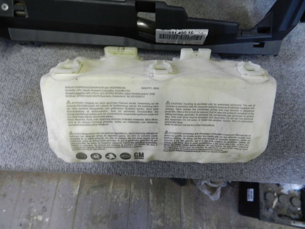 фото №10, Opel astra h iii lift приборная панель приборная подушки безопасности подушка безопасности